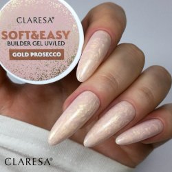 Claresa builder gel Soft&Easy guld prosecco 90g