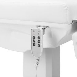 Elektrisk kosmetikstol - Azzurro 803D 3-motors hvid