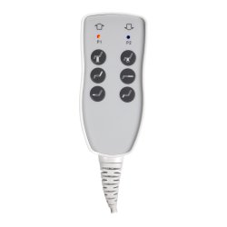 Elektrisk kosmetikstol - Azzurro 803D 3-motors hvid