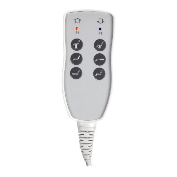 Elektrisk kosmetikstol - Azzurro 803D 3-motors hvid