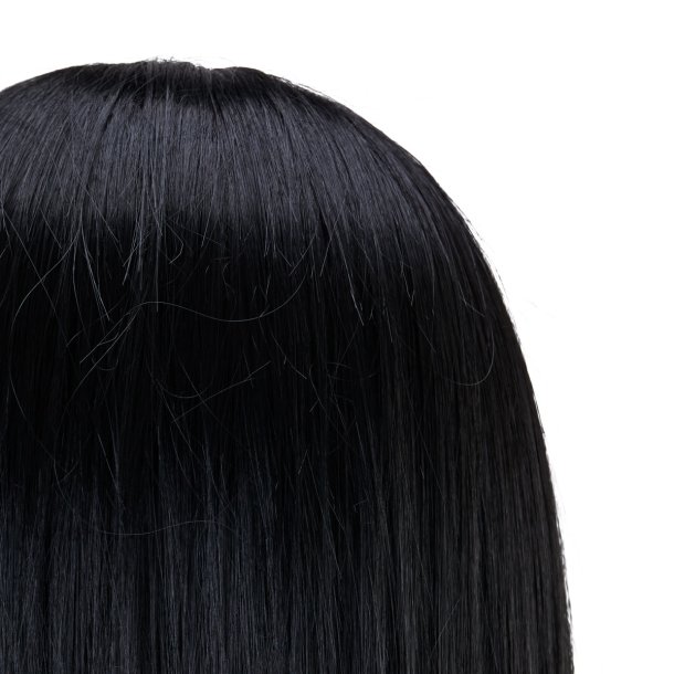 Gabbiano WZ4 trningshoved med skg, syntetisk hr, farve 1#, lngde 8""+6