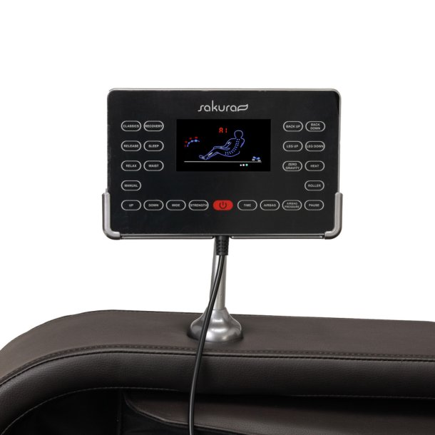 Massage stol Comfort Plus 806 lder sort