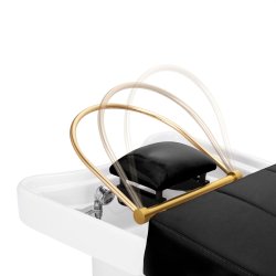 Frisrstol/seng med Japansk hoved spa. Sort