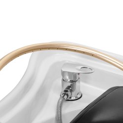 Frisrstol/seng med Japansk hoved spa. Sort