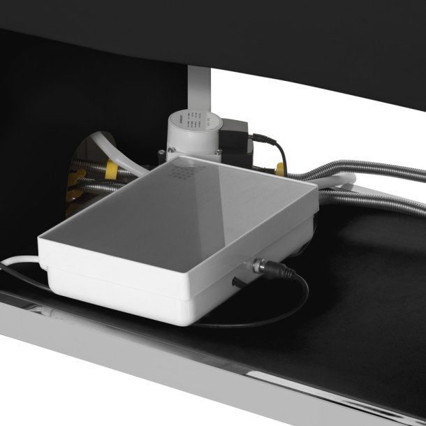 Frisrstol/seng med Japansk hoved spa. Sort