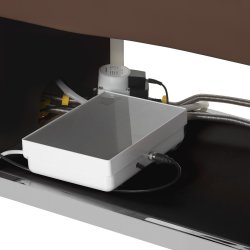 Frisrstol/seng med Japansk hoved  spa. Brun