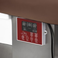 Frisrstol/seng med Japansk hoved  spa. Brun