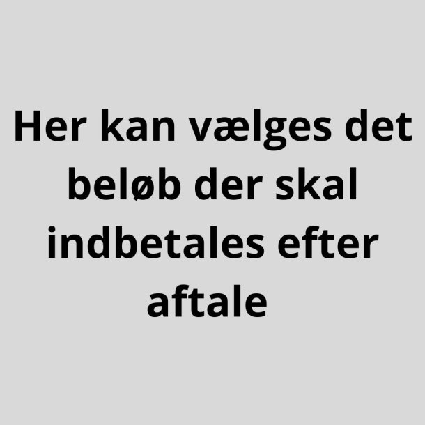 Del betaling efter kontrakt