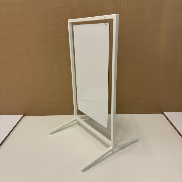 Skilt med buede ben (X-large) svejset - tryk er inkluderet i prisen