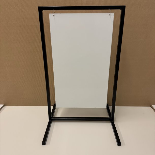 Skilt med lige ben (X-large) svejset - tryk er inkluderet i prisen