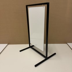 Skilt med lige ben (X-large) svejset - tryk er inkluderet i prisen