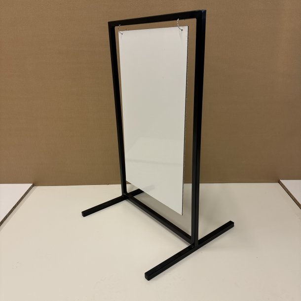 Skilt med lige ben (S-2) svejset - tryk er inkluderet i prisen