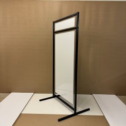 Logo skilt med lige ben (X-large) svejset - tryk er inkluderet i prisen