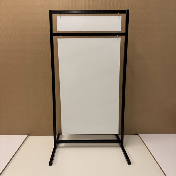 Logo skilt med lige ben (small) svejset - tryk er inkluderet i prisen