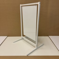 Skilt med buede ben (S-2) boltet - tryk er inkluderet i prisen