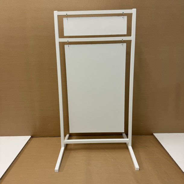 Logo skilt med buede ben (medium) svejset - tryk er inkluderet i prisen