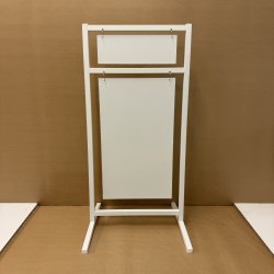 Logo skilt med buede ben (small) svejset - tryk er inkluderet i prisen