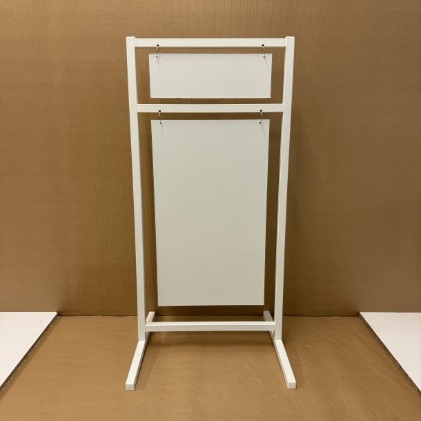 Logo skilt med buede ben (small) svejset - tryk er inkluderet i prisen