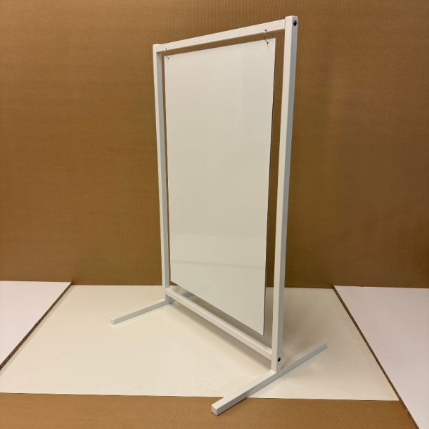 Skilt med lige ben (large) boltet - tryk er inkluderet i prisen