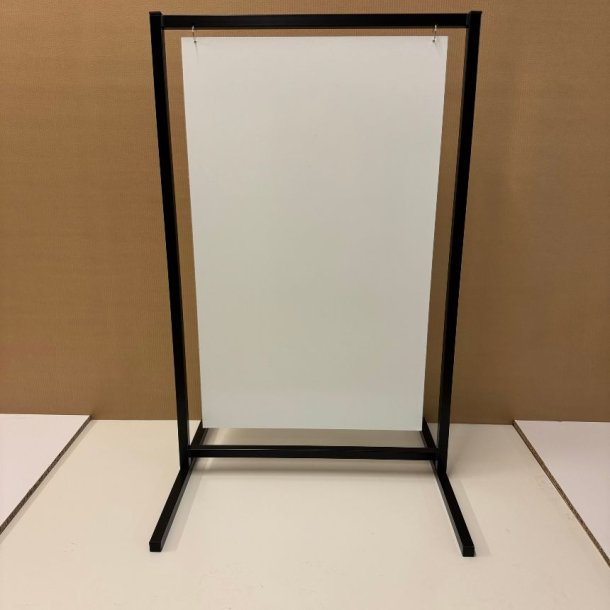 Skilt med lige ben (large) boltet - tryk er inkluderet i prisen