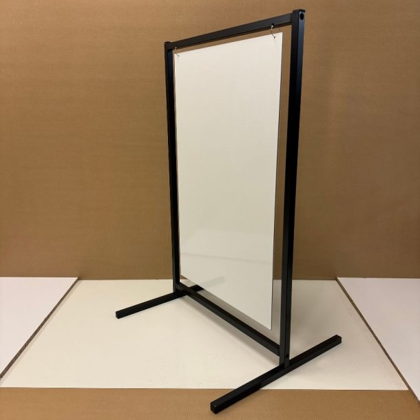 Skilt med lige ben (large) boltet - tryk er inkluderet i prisen