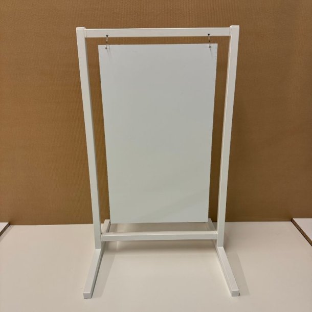 Skilt med buede ben (small) boltet - tryk er inkluderet i prisen