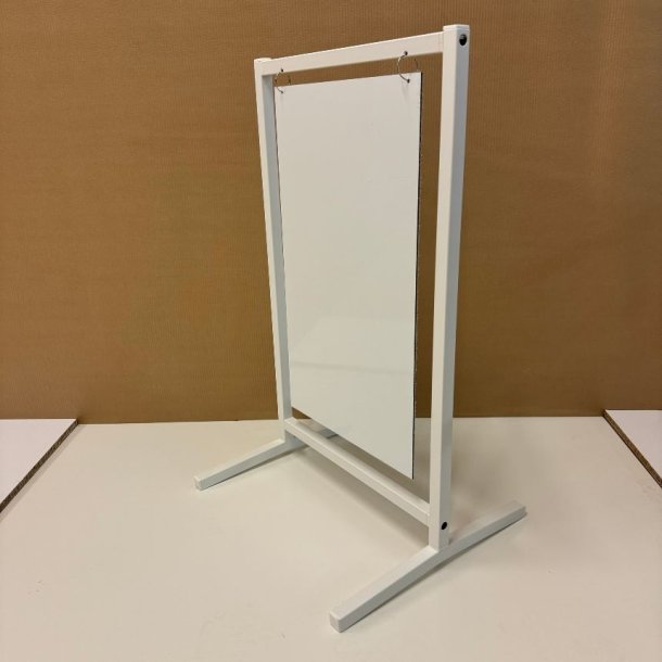 Skilt med buede ben (small) boltet - tryk er inkluderet i prisen