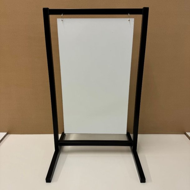 Skilt med buede ben (small) boltet - tryk er inkluderet i prisen