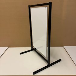 Skilt med lige ben (small) boltet - tryk er inkluderet i prisen