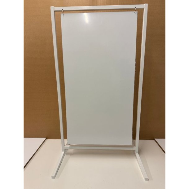 Skilt med buede ben (X-large) boltet - tryk er inkluderet i prisen