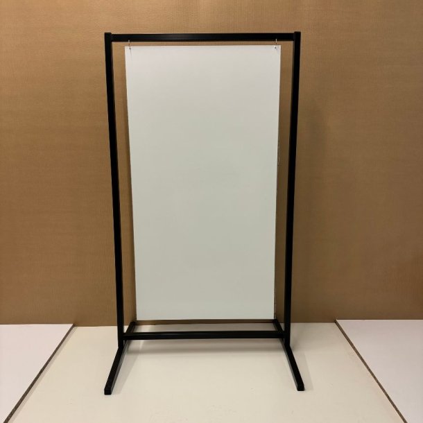 Skilt med buede ben (X-large) boltet - tryk er inkluderet i prisen