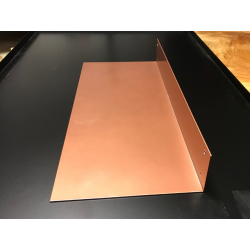 Vinkelhylde - 25 x 8 cm - flere lngder