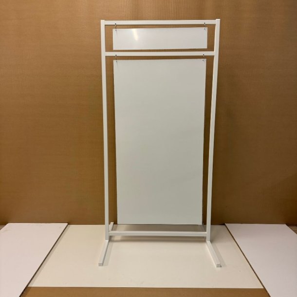 Logo skilt med lige ben (X-large) boltet - tryk er inkluderet i prisen