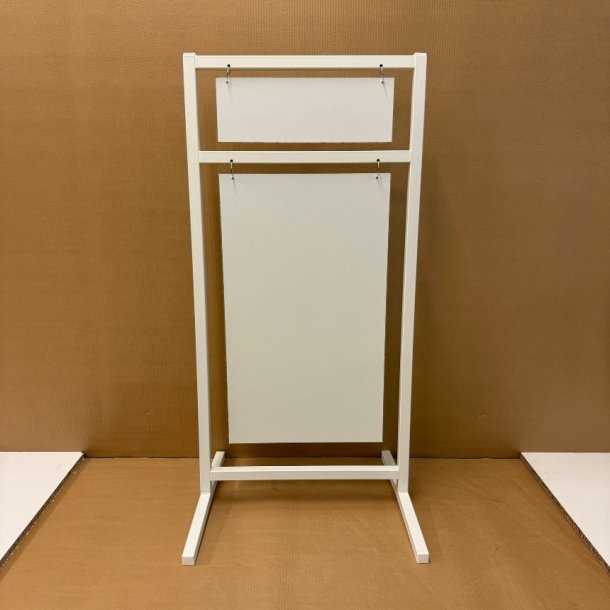 Logo skilt med buede ben (small) boltet - tryk er inkluderet i prisen