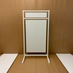 Logo skilt med buede ben (X-large) boltet - tryk er inkluderet i prisen