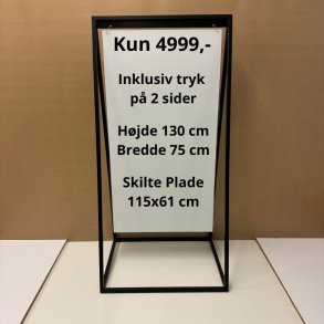 Angle sign (X-large) - printing is included in the price